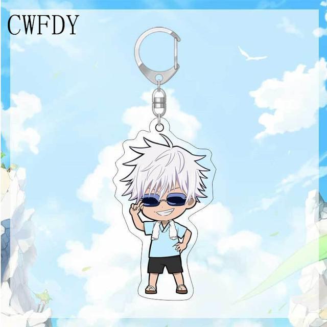 Anime Geto Suguru Ryomen Sukuna Fushiguro Toji Nanami Kento Okkotsu Yuta Inumaki Toge Acrylic Keychains Pendants Figure Toy Gift