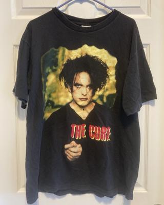 Vintage 1996 The Cure Wild Oats Label Single Stitch Tour Tshirt L Unisex T-Shirt