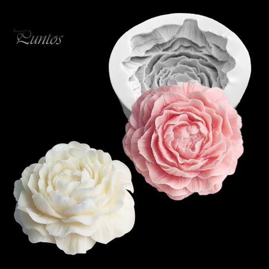 Silicone Flower Mold Chocolate Cake Ice Cubes Food Grade Reusable Non-Stick Floral Pastry Mold Kitchen Baking Gadgets