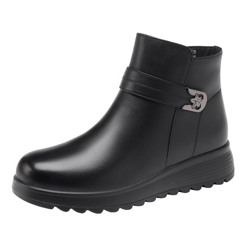 Red Dragonfly Women s Winter Leather Fashion Boots EU 37