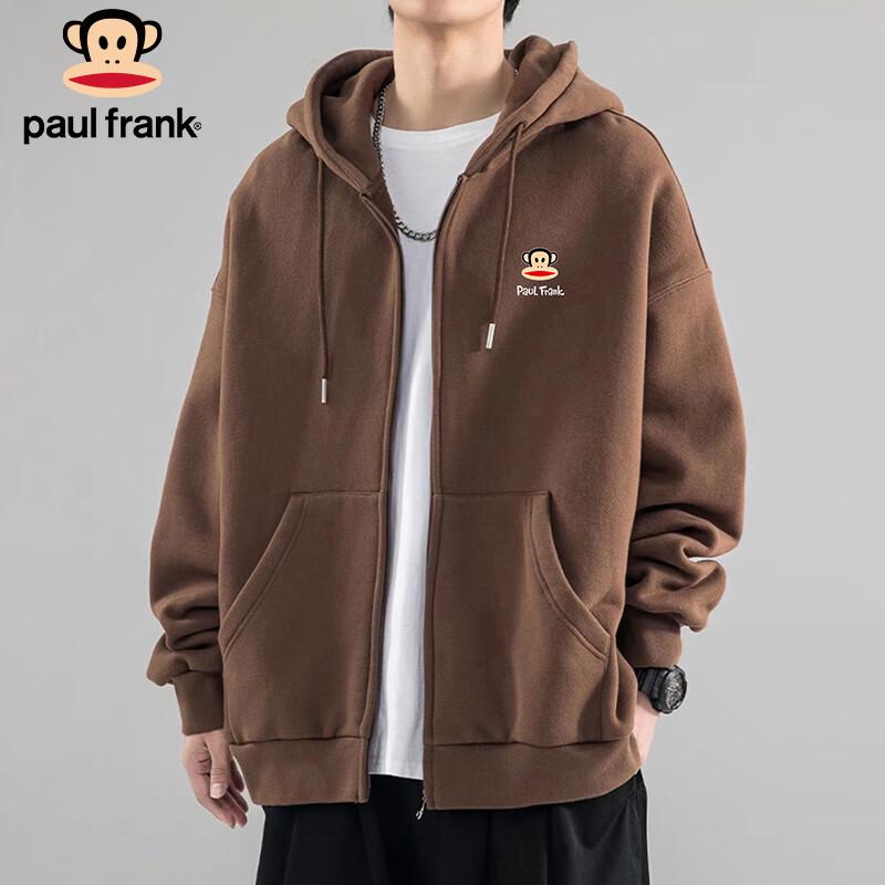 paul frank Herren Casual Kapuzenpullover mit Reißverschluss