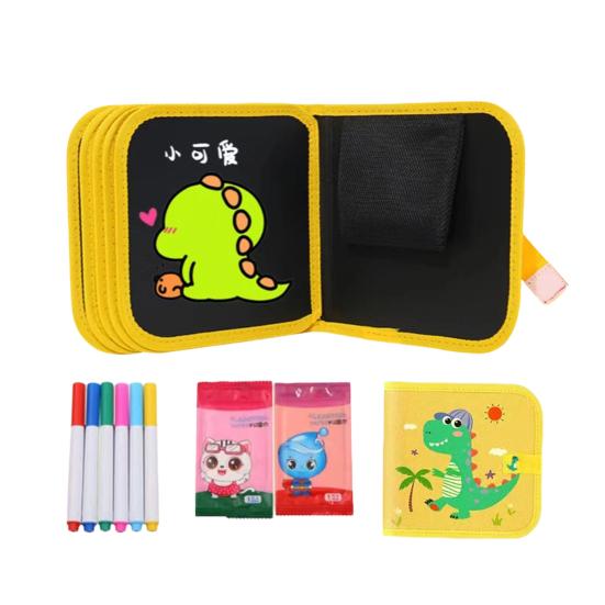 Children Drawing Book with Pens 6/10/14/16 Pages Erasable Painting Book Toddlers Boys Girls Educational