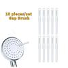 10 Pieces/set Bendable Gap Brush Disposable Mini Eyebrow Brush Shower Head Cleaning Brush  Household