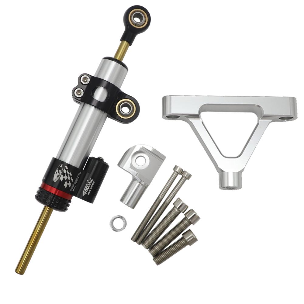 Motorcycle Steering Damper Stabilizer & Bracket For KAWASAKI ZX6R ZX-6R 2007 2008 07 08