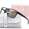 Classic Square Photochromic Cycling Sports Sunglasses Men Women Outdoor Running Hiking Baseball Shades with Box