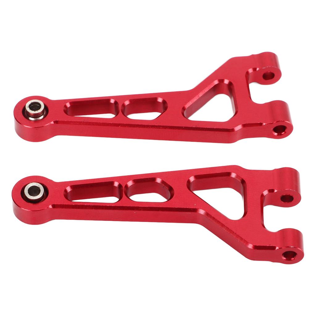 2Pcs RC Car Front Upper Arm Aluminum Alloy Spare Part for MJX 1 16 Remote Control Model 16208 16207 16210 Red