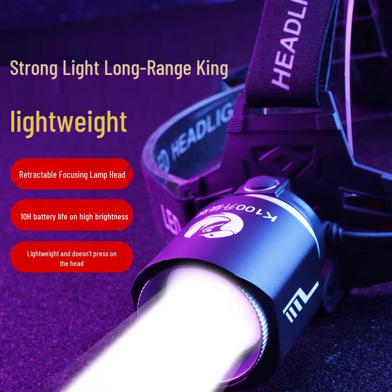 

WIDE AWAKE Rechargeable LED Headlamp for Outdoor Activities