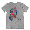 Hockey Sport T-Shirt Tee Gift Cool Vintage Cute Funny Happy Skates Goal Winner