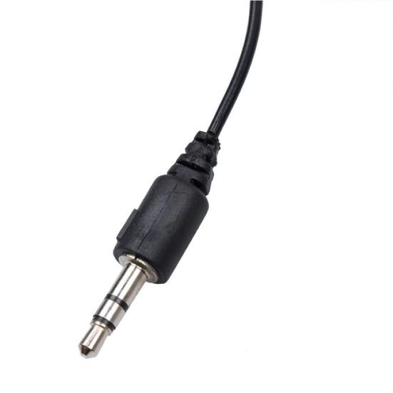 3.5mm Wired Lapel Microphone Lavalier Mic Clip Omnidirectional for Loudspeaker