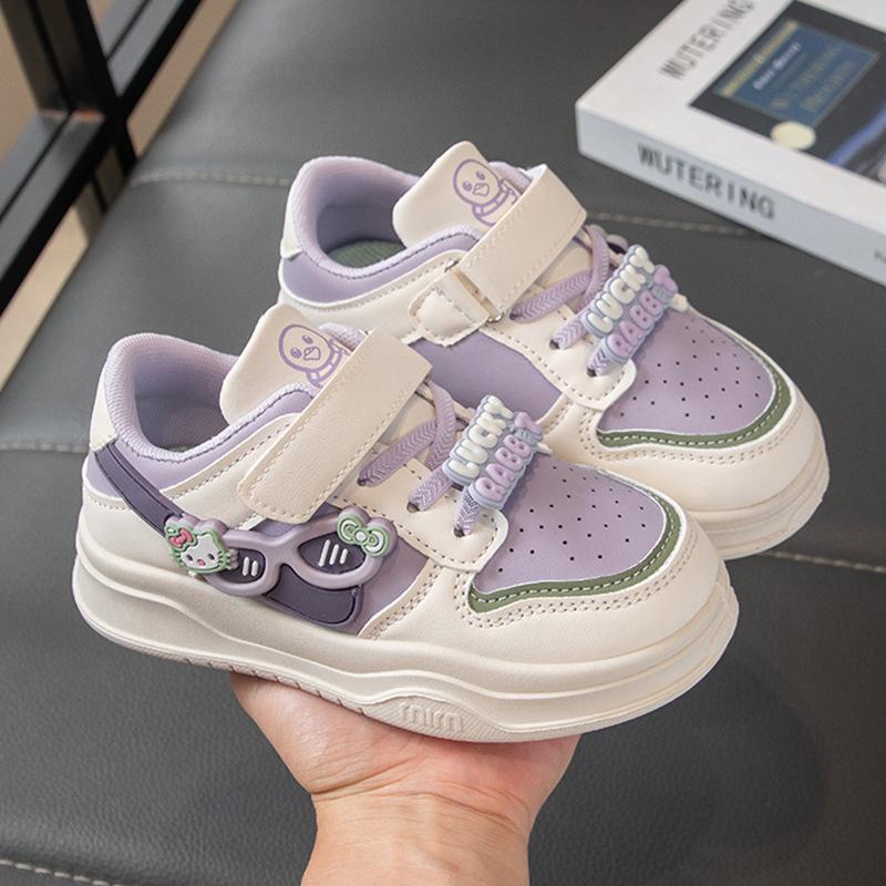Girls Board Shoes Low-top Children's Sports Shoes Autumn Casual Classmates Cute Soft-soled Running Shoes