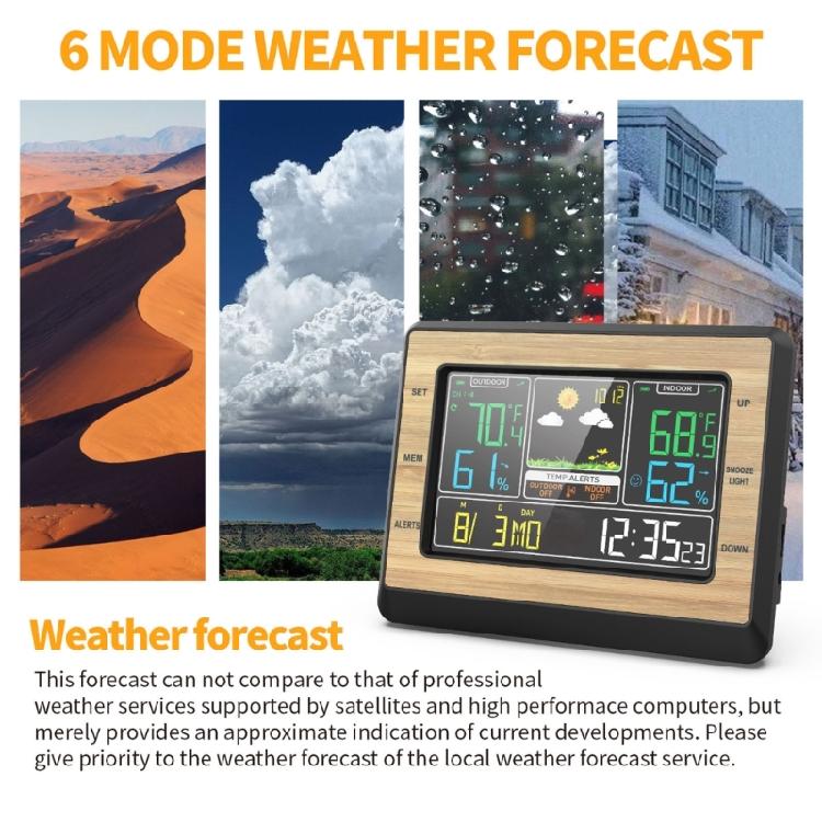 Professional Digital Barometer Thermometers Hygrometer Climate Meter Fit for Accurate Meteorology Data Home Office Use