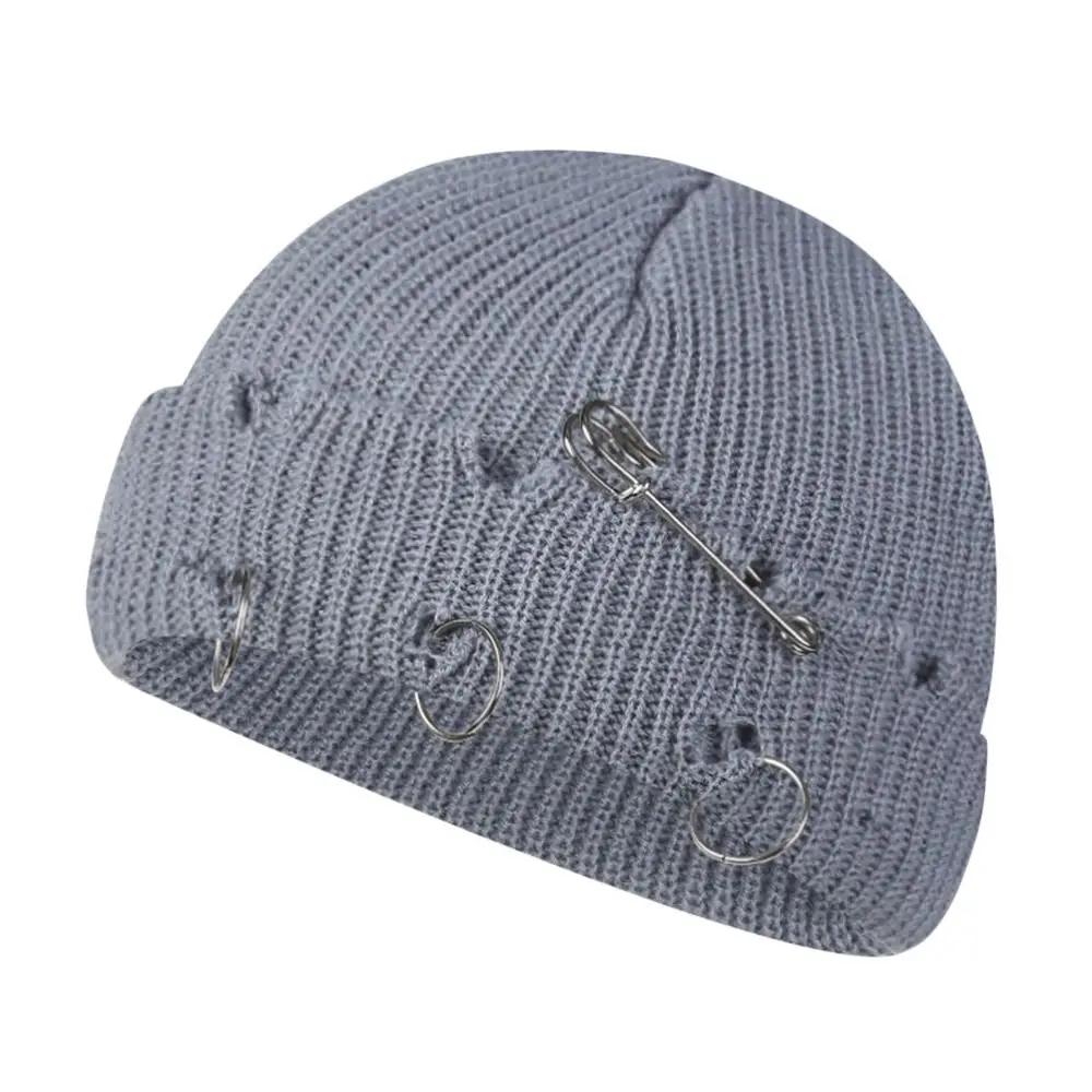 Fashion Winter Warm Knitted Cap Soft Solid Color Slouchy Bonnet Thick Casual Ski Hats For Men Women Apparel Accessories