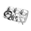 LYGIL 304 Stainless Steel Divided Meal Tray