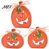 Fall Tiered Tray Decor Halloween Indoor Wooden Pumpkin Table Sign, Spooky Tabletop Block Entryway Display Items Centerpiece for Office Home