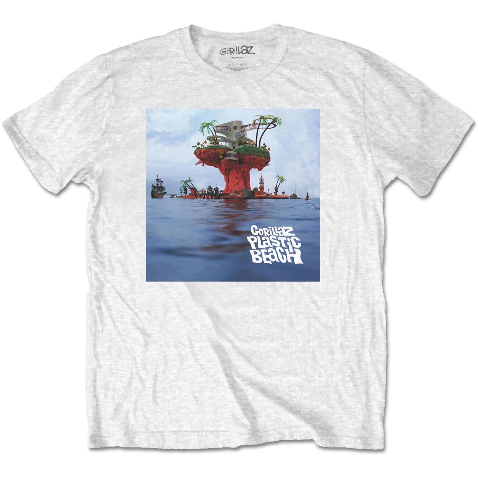 Gorillaz T-Shirt: Plastic Beach OFFICIAL NEW S