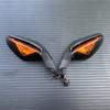 Motorcycle Rearview Side Mirrors with Turn Signal Light For MV Agusta F3 675 800 2013- Motorbike Rearview