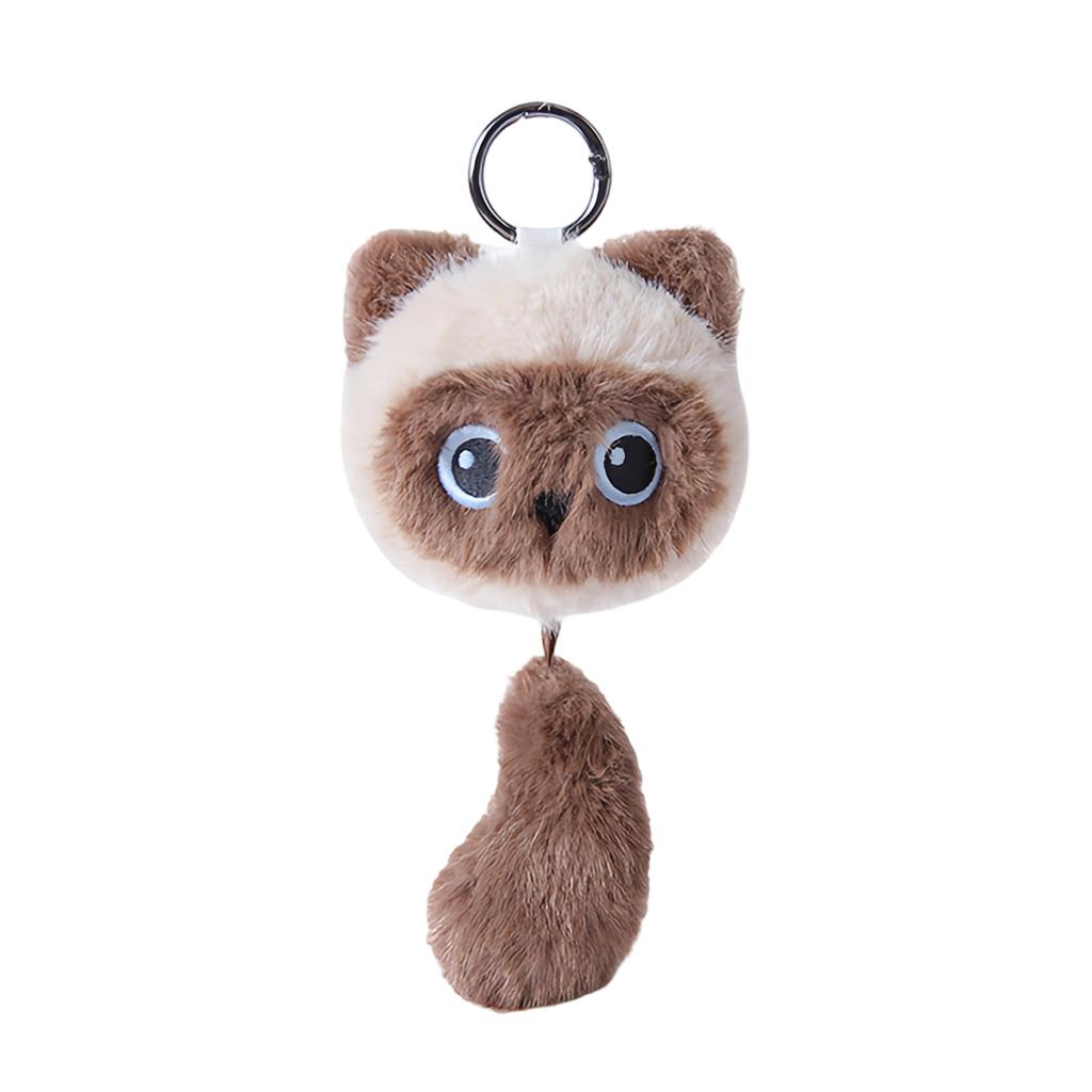 Cute Plush Keychain Doll, Adorable Stuffed Toy Key Ring For Backpack Purse Car, Soft Kawaii Pendant Gift For Kids Teens Girls