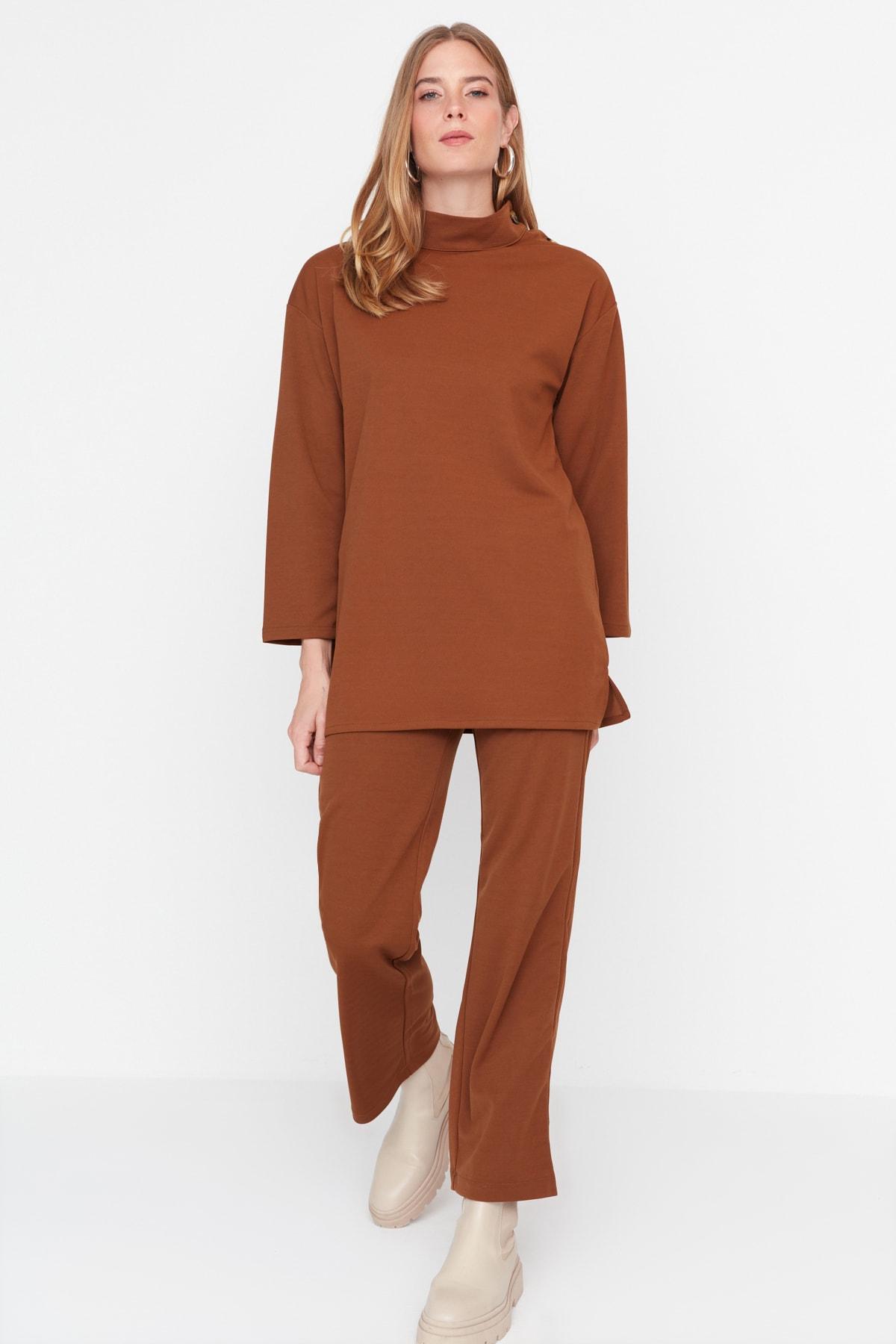 

Комплект из двух предметов - Коричневый - Стандартный крой