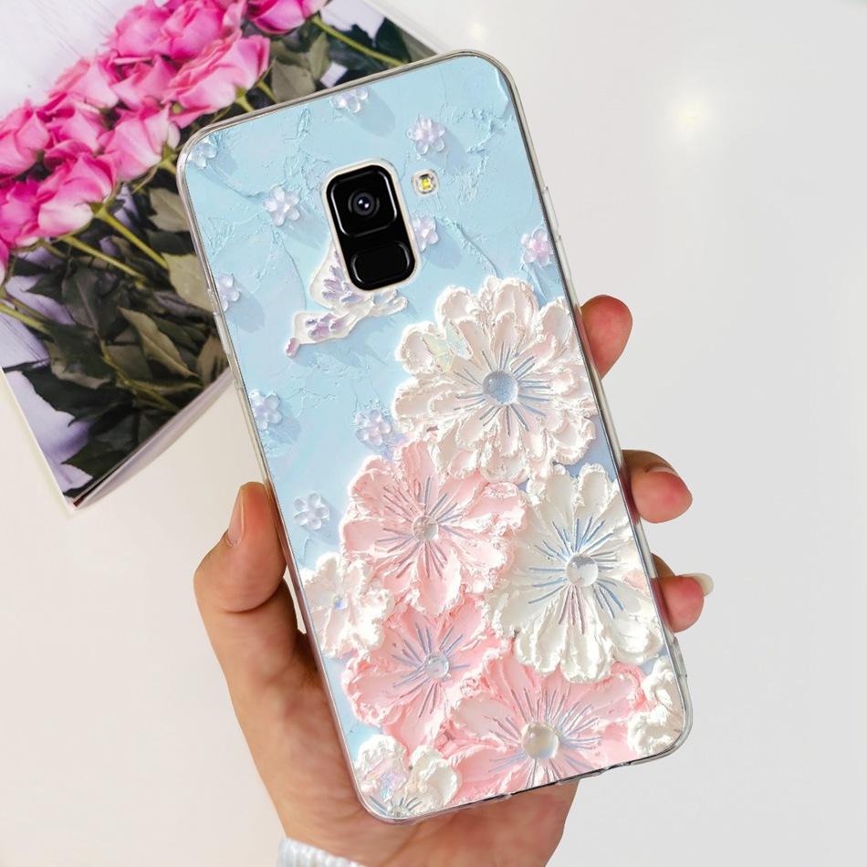 For Samsung Galaxy A8 (2018) / A8+ (2018) SM-A730F A530F Soft Silicone TPU Case For Samsung A 8 A8 Plus Cute Panda Cartoon Cases
