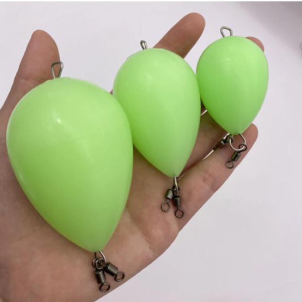 Perfectly Balanced Night Fishing Luminous Egg Float for Accurate Casting