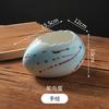 Creative Ceramic Hotel Home Ostrich Egg Dessert Sweet Soup Cup Bird's Nest Bowl Yogurt Ice Cream Plate Hot Pot Shop Style