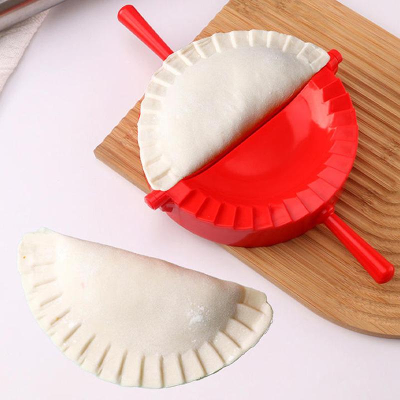 Manually Dumpling Maker Mold With Handle Dough Press Durable Plastic Multi-Color For Dumplings Cookies Pastry-Easy Use Kitchen