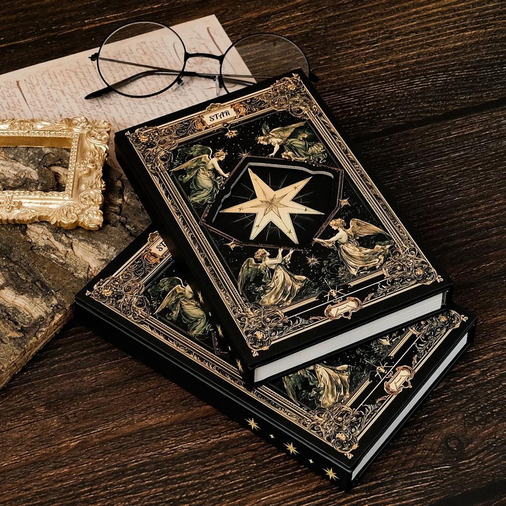 Journal, Gothic Journal, Women's Date Book, Daily Planner Notebook, Time Management Journal, Reading Organizer, Men's Occult Journal,