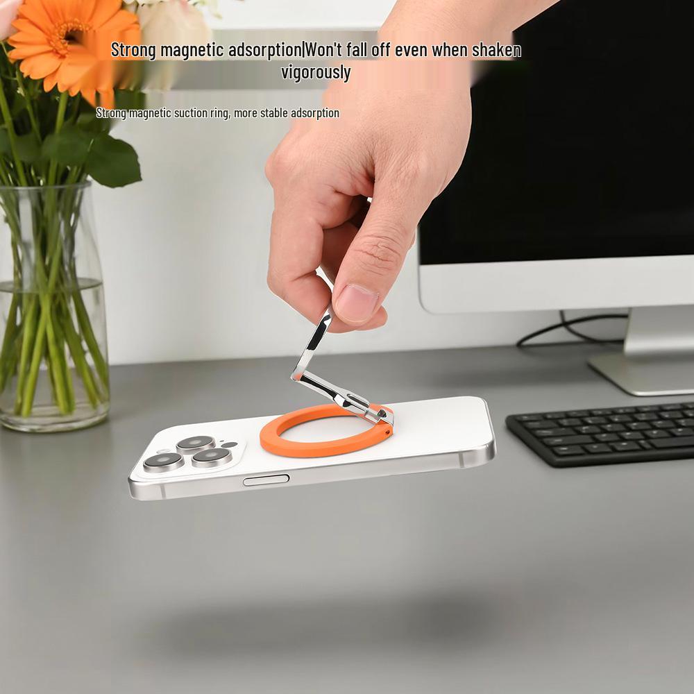 Foldable Desktop MagSafe Holder: Super Strong Universal Magnetic Phone Stand