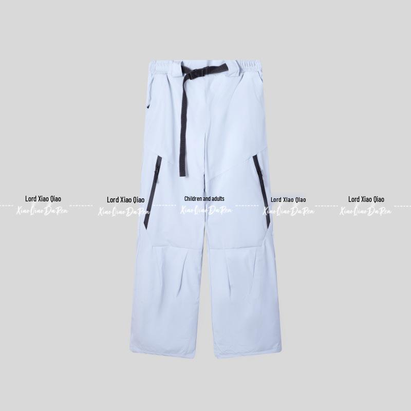 

Waterproof Windproof Thickened Down Cotton Casual Pants - Warm Winter Wear for Couples (C3084) L (60-70 kg) серый