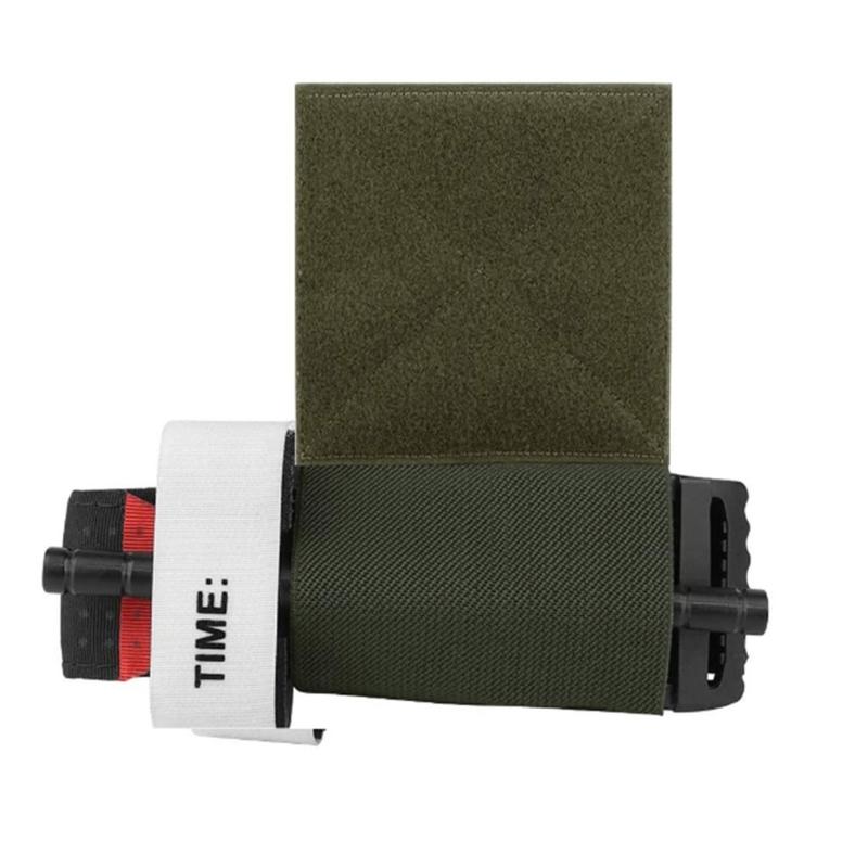 Tactic Tourniquets Holder Pouches Medicals First Aids Lightweight Hook and Loop Panel Tourniquets Strap Storage Belt