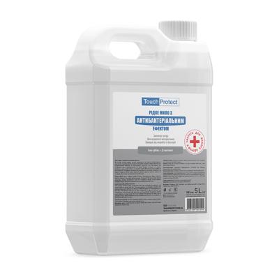 Liquid Soap with Antibacterial Effect Silver ions-D-panthenol Touch Protect 5 L