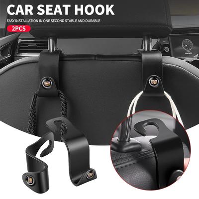 1/2pc Car Seat Headrest Hook Auto Back Seat Storage Organizer Hanger For Escalade CTS ATS SRX STS XT5 XT4 XT6 XTS CT4
