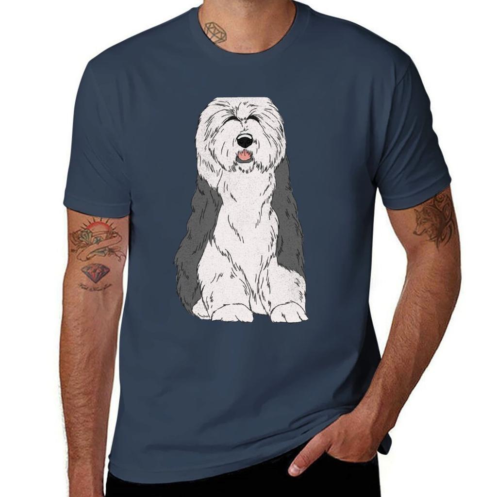 Shaggy Sheepdog Tshirt Large Size Breathable Tee Tshirt