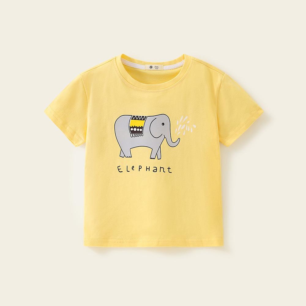 Summer New Children's Clothing Girls' Short-Sleeved Cartoon T-shirt Children's Round Neck Bottoming Shirt Baby's Top Trendy