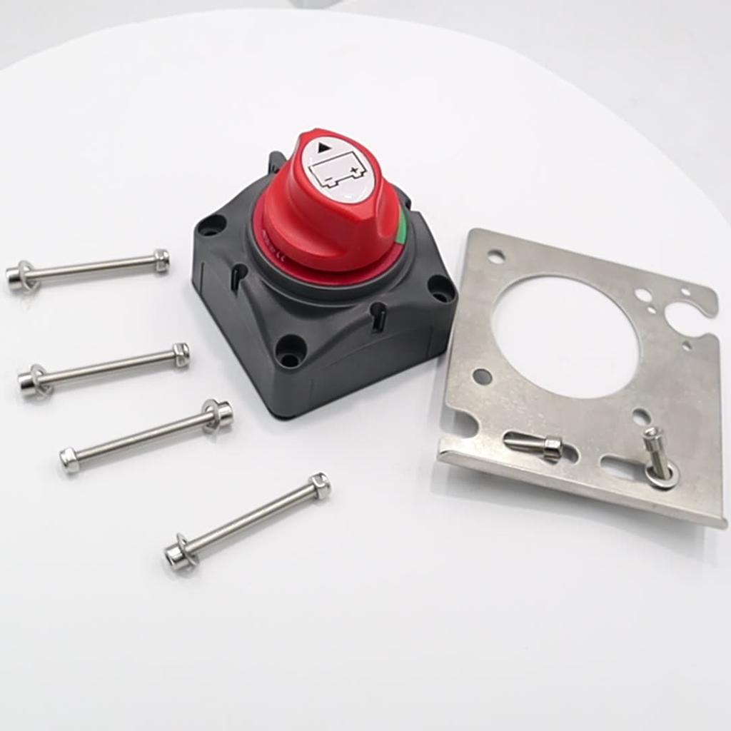 Boat Battery Selector Isolator 12V-48V 275A Battery Disconnect Rotary Switch Circuit Cutter Rotary Cut On Off Switch