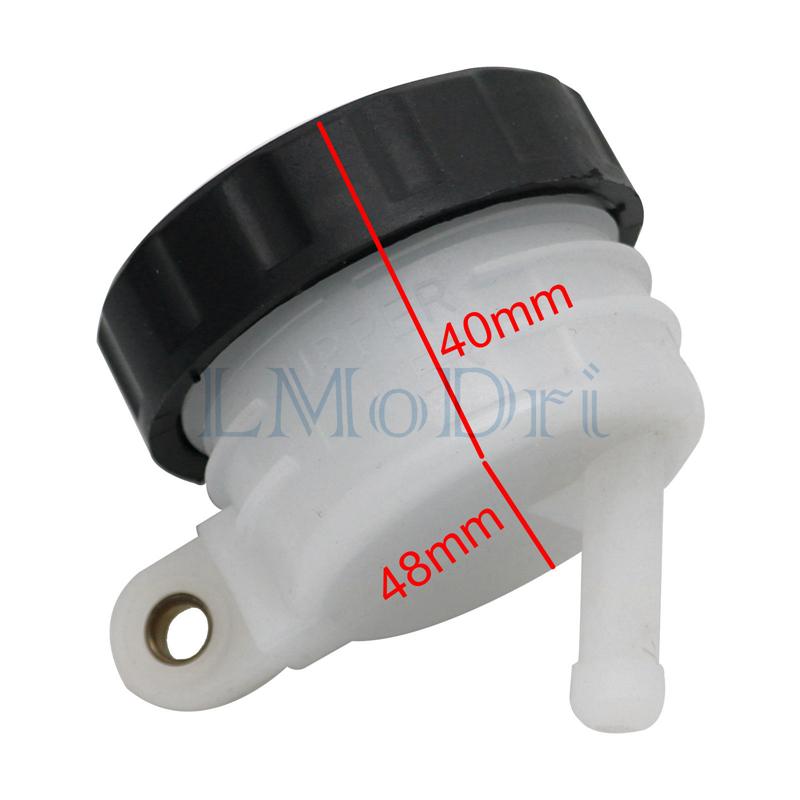 LMoDri Refit Motorcycle Foot Rear Brake Master Cylinder Tank Oil Cup Fluid Bottle