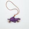 Motorcycle Bag Pendant Faux Leather Mini Motorcycle Backpack Charm Handmade Decorative Keychain Charm Gift