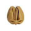 Bottega Veneta Pouch Cloud Bag Solid Color Design Magnetic Closure Leather Clutch Mini Women Clutch Cream 585852V1BW07722