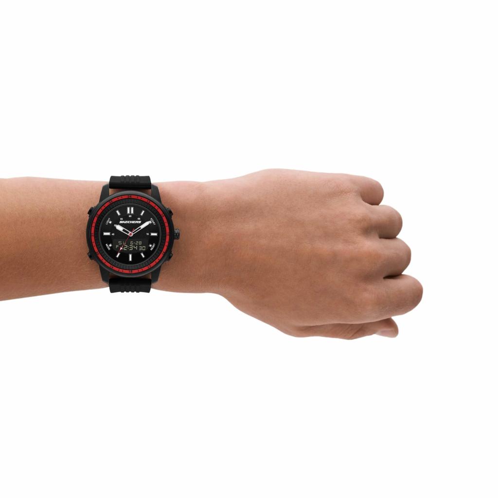 Skechers Silicone Watch SR5154 Men's Analog-Digital
