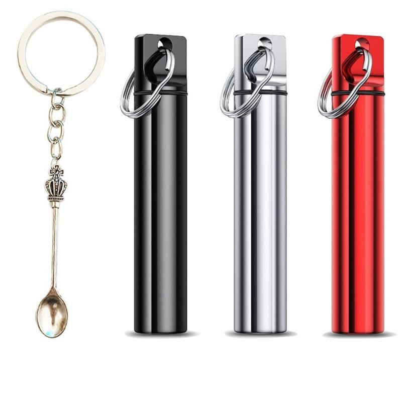 Leakproof Aluminum Toothpick Dispenser Multipurpose Organizers Water Resistant Carry Case For Office Camping Essential