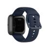 Silicone Strap for Fitbit Versa 2 Versa Lite Blaze Midnight Blue