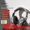 Noise-Cancelling Over-Ear Wireless Bluetooth Headphones with Card Slot and Long Battery Life for Gaming and Universal Compatibility