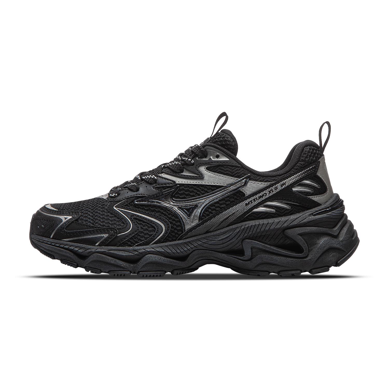 

Mizuno Xlg 2K Retro Fashion Casual Thick Sole Comfortable Breathable City Commuting Low Top Dad Shoes Unisex sneaker Black D1GH260901 38