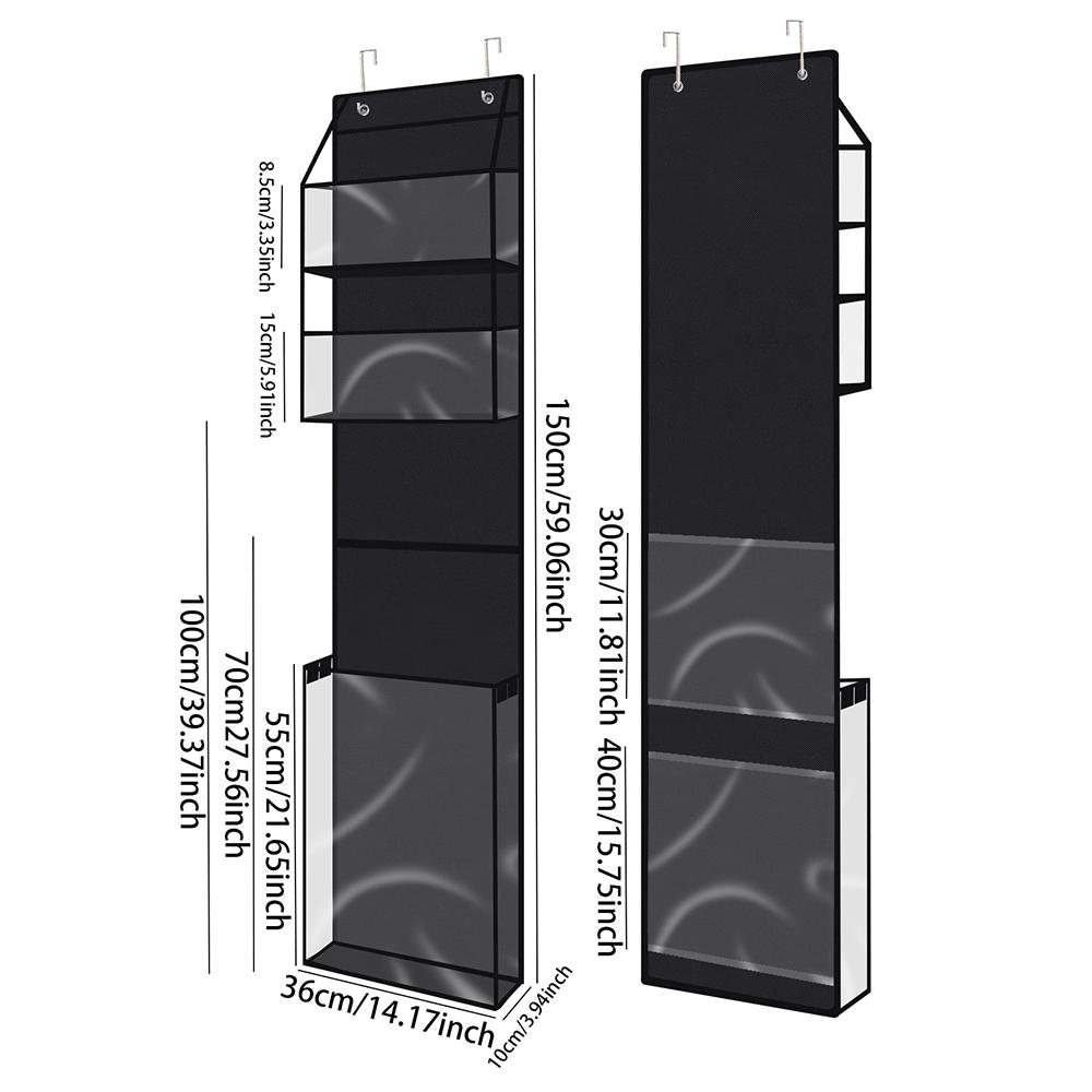 Christmas Gift Wrapping Paper Organizer, Holiday Decorations Storage Bag, Wall-mounted Various Festivals Storage Xmas Clearan