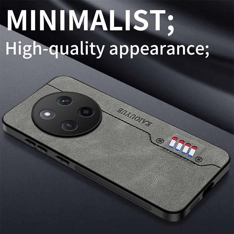 For Honor Magic 7 Lite Luxury Sheep Nappa Leather Skin Phone Case for Honor Magic7lite X9C Smart Full Protect Frosted Cover