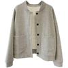 Trendy 2025 Unisex Loose Casual Baseball Jacket - Autumn/Winter Designer Style for Women