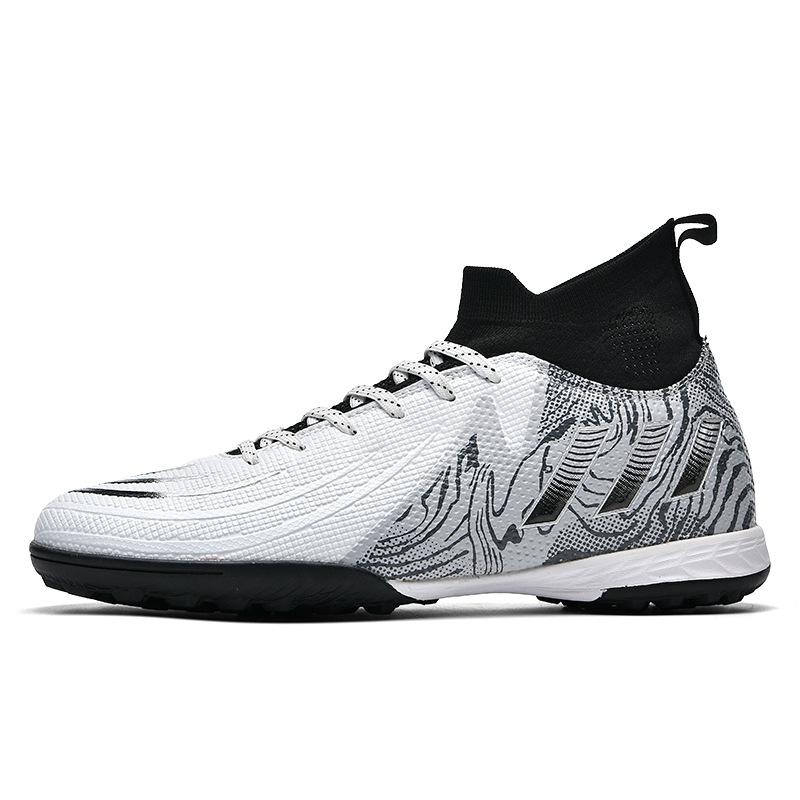 New high-top football shoes men's and women's wear-resistant and non-slip youth long-nail broken-nail sneakers