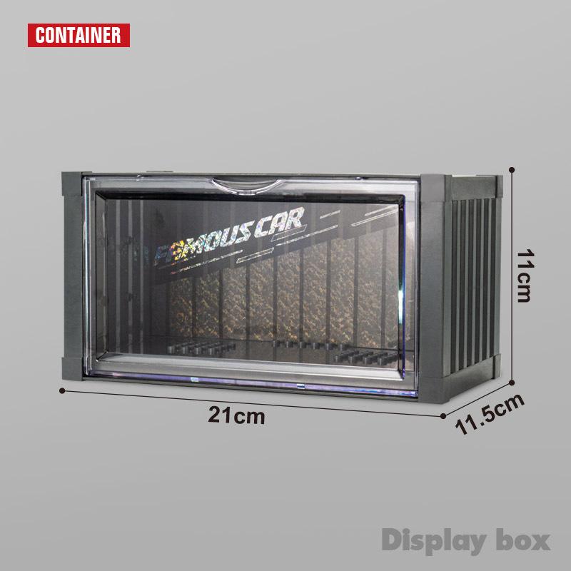 Caixa de Exibição Carro Veloz Recipiente Caixa de Armazenamento Modelo Caixa à Prova de Poeira Moc Diy Blocos de Construção Para 76914 76906 76900 BaseplateBrinquedos