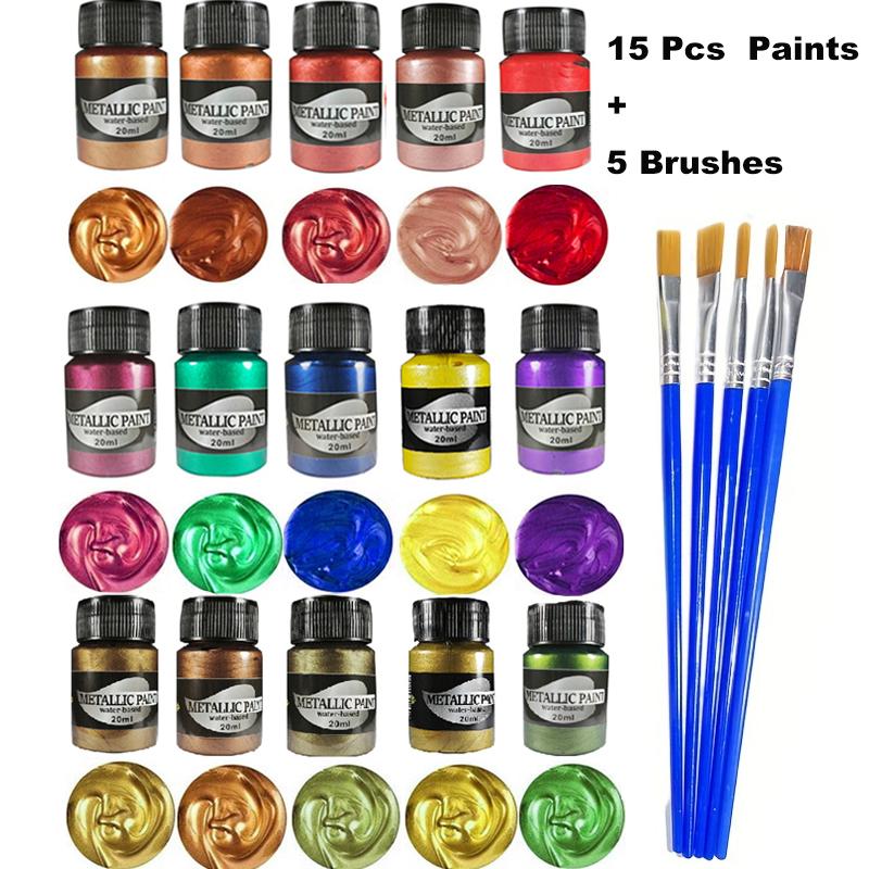 

Mica Powder 15Colors - 20g/Bottle of Natural Pigment Powder for DIY Epoxy Resin Soap Making Candle Making,Lip Gloss,Dye,Nail M