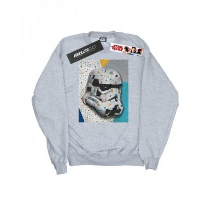 Mens Stormtrooper Pattern Helmet Sweatshirt